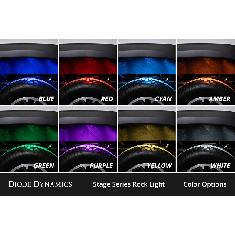  Diode Dynamics - RGBW Rock Light Installer Magnet Mount Kit (12-pack)